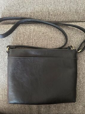 INC International Concepts Black Crossbody Shoulder Bag